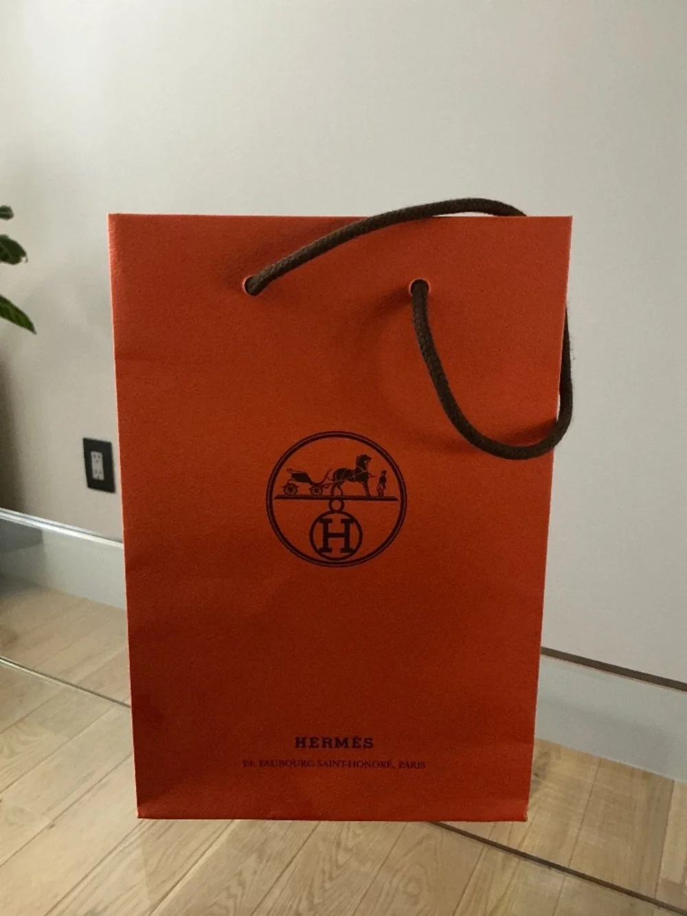Authentic Hermes small paper bag